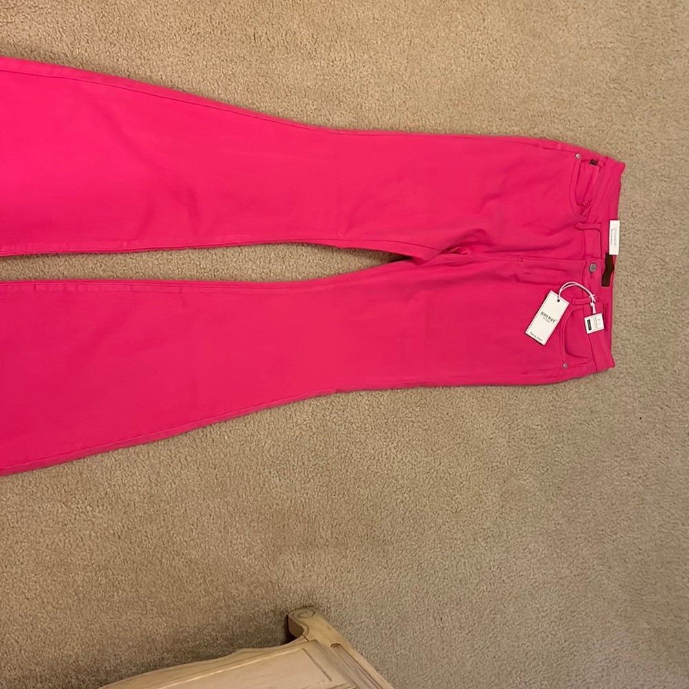 Judy Blue high waisted pink jeans